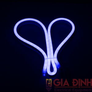 LED dây NEON bẻ góc hai chiều ánh sáng xanh lam 6W/M