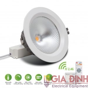 Đèn LED âm trần Downlight COB 110/12W (Điều khiển bằng Remote)